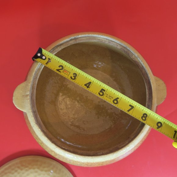 KLA Ham'rd Vintage Oven Ware Lidded Pottery Bowl 43-18 - Picture 13 of 16